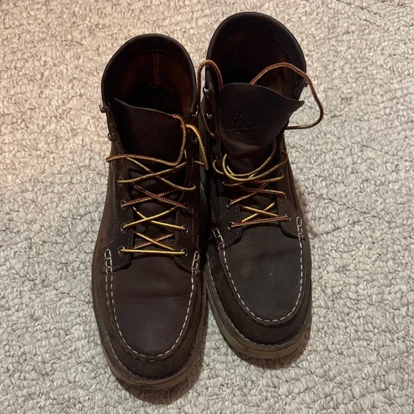 Danner Men's Dark Brown Leather Boots - Picture 4 of 5